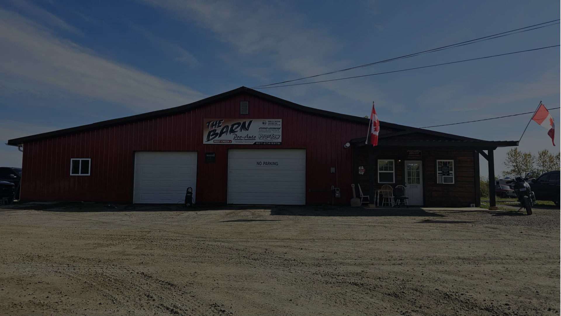 The Barn Automotive shop exterior